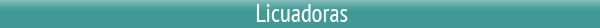 Licuadoras